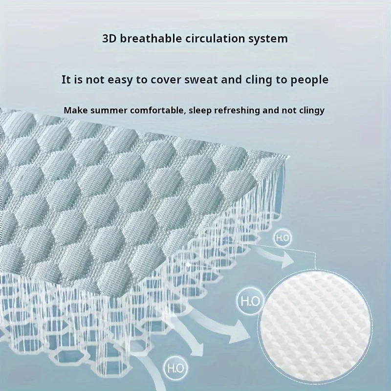 Airvoola Cooling Pillow Breathable Neck Support Cushion with Quilt Cover Modern Design for Comfortable Sleep