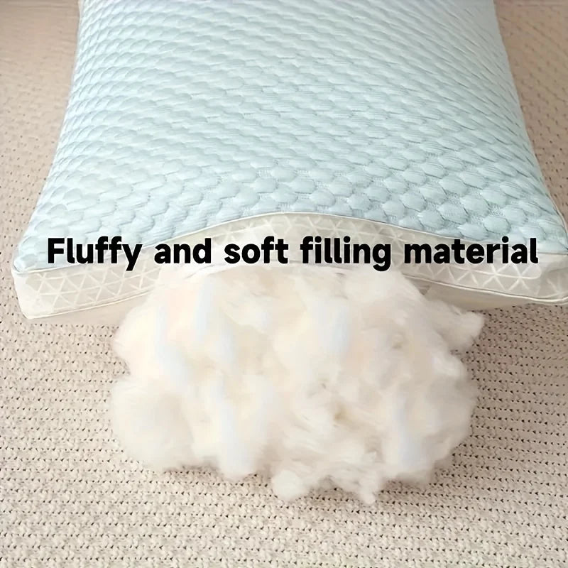 Airvoola Cooling Pillow Breathable Neck Support Cushion with Quilt Cover Modern Design for Comfortable Sleep
