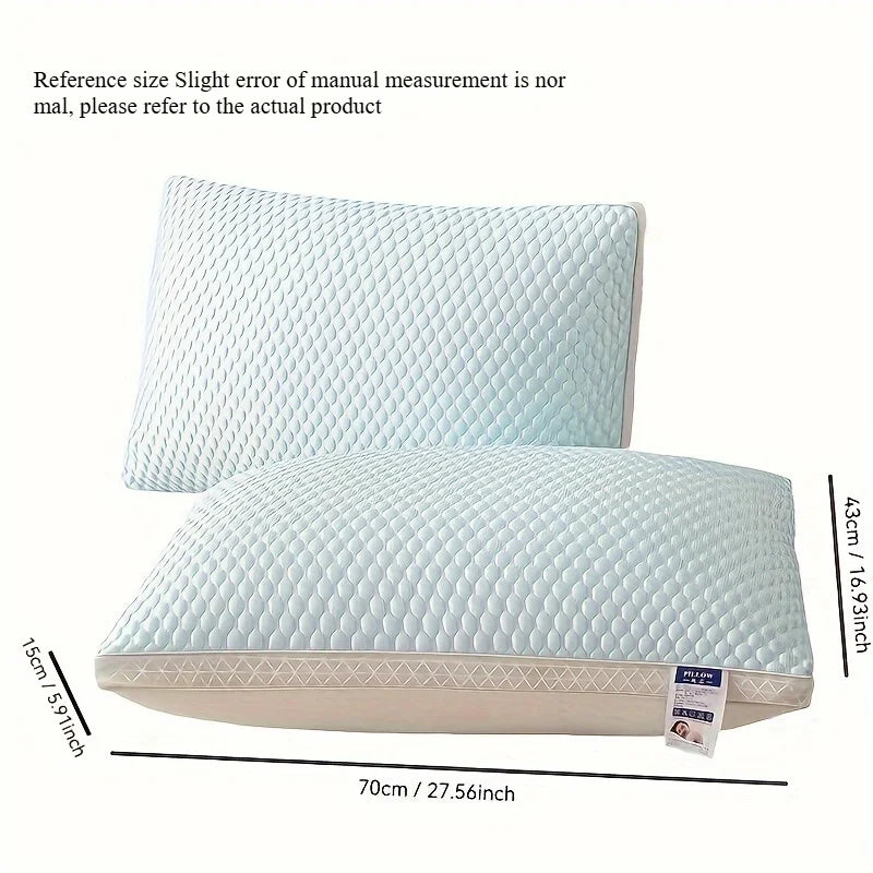 Airvoola Cooling Pillow Breathable Neck Support Cushion with Quilt Cover Modern Design for Comfortable Sleep