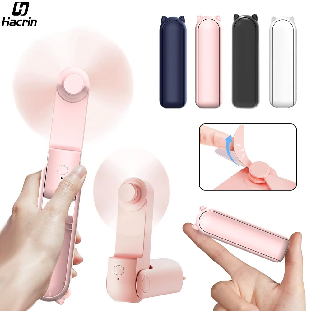Handheld Cooling Fan with Power Bank