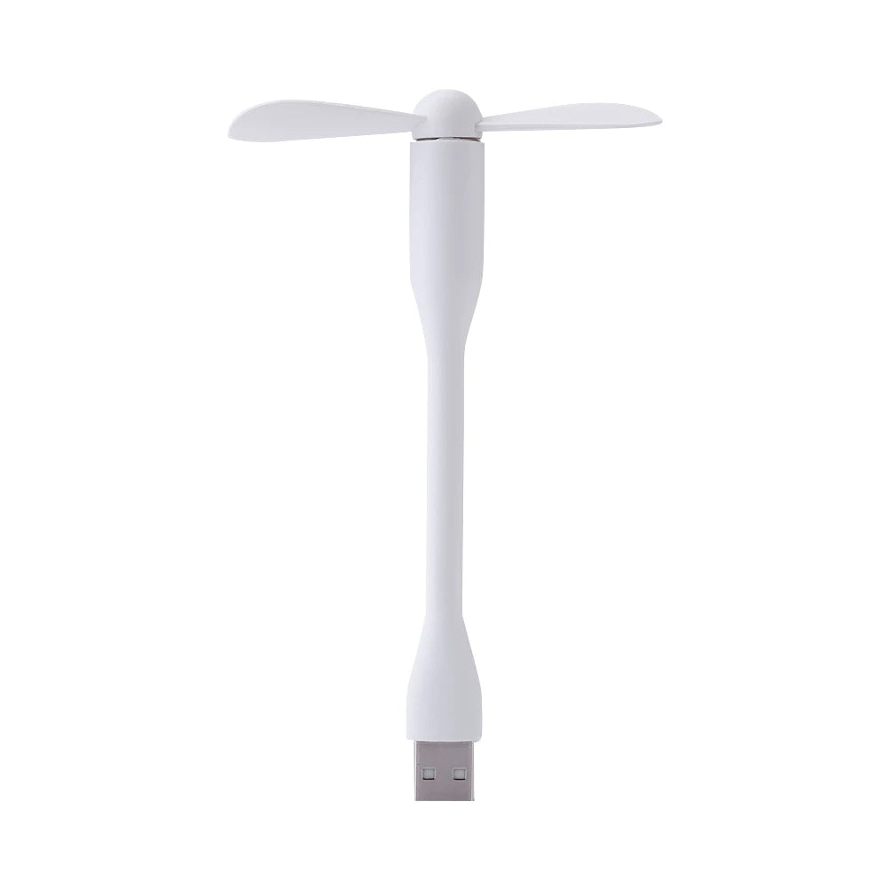 Airvoola Mini USB Fan Flexible Bendable Fan For Power Bank Laptop PC AC Charger Portable Hand Cooling Fan For Computer.