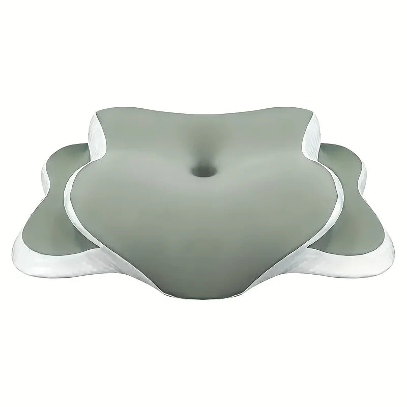 Cooling Neck Pillow - Breathable Memory Foam for Side & Back Sleepers